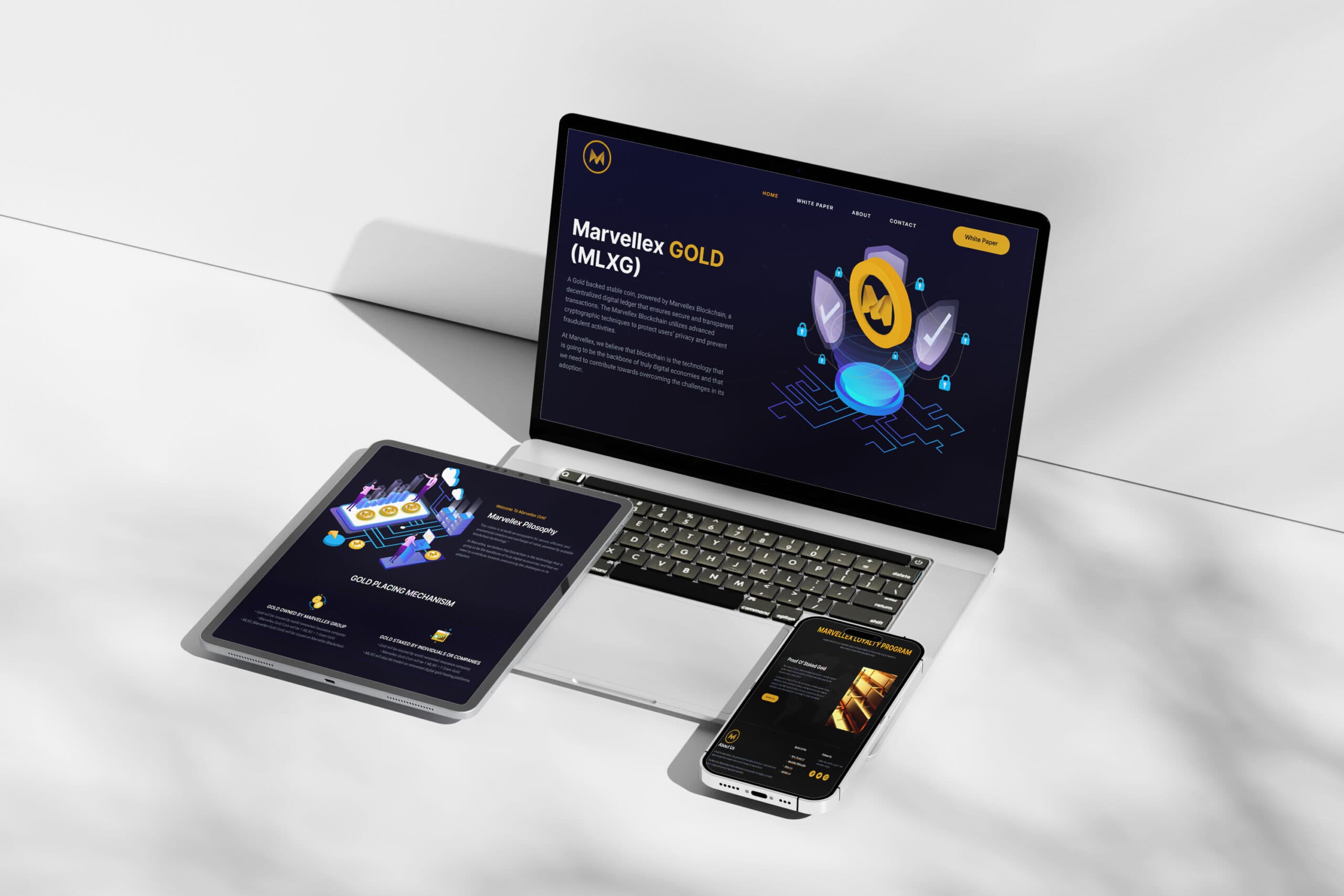 Marvellex Gold — Blockchain project preview